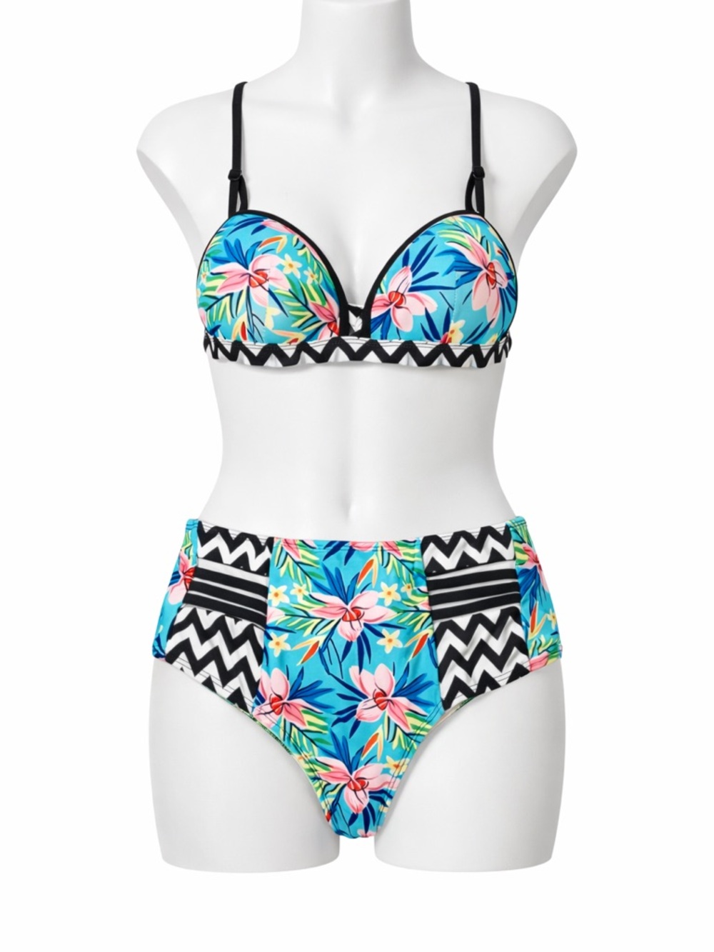Tropical Floral Bikini Set